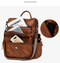 Black Fashionable Women's Backpack Set - With Coin Purse and Tassels