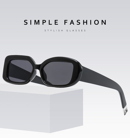 2-pcs Retro Rectangular Sunglasses for Women & Men