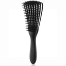 3 - pcs Black Detangling Brush - Octopus Design for Effortless Hair Care