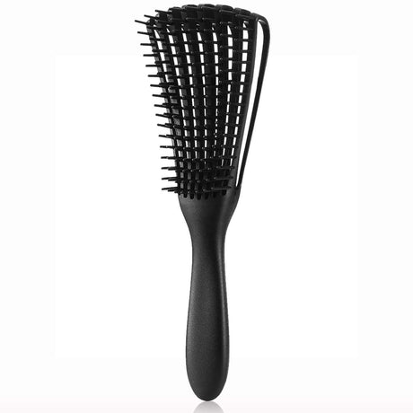 3 - pcs Black Detangling Brush - Octopus Design for Effortless Hair Care