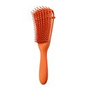 3 - pcs Orange Detangling Brush - Octopus Design for Effortless Hair Care
