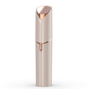 Champagne Gold Mini Lipstick Electric Shaver - USB Rechargeable Facial Hair Remover