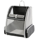 Black Foldable Pet Carrier Backpack - Breathable Mesh Travel Bag for Cats & Small Dogs