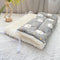Tie-On Cat Cage Platform Pad - Rabbit pattern on Gray background (30x50cm)
