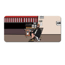 (90x40x0.4cm) Computer Desk Mat - Big Beard Uncle Series, Smooth Gaming Surface - Style 6