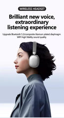Black Comfortable Over-Ear Headphones - Hi-Fi Sound, Long Battery, Swivel Control
