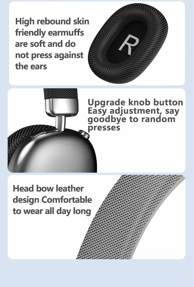 Green Comfortable Over-Ear Headphones - Hi-Fi Sound, Long Battery, Swivel Control