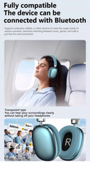 Blue Comfortable Over-Ear Headphones - Hi-Fi Sound, Long Battery, Swivel Control