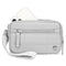 Grey Waterproof Wristlet Wallet - Nylon Pouch for Cards, Phone & Coins(Without Mobile Phone)
