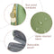 Green Stylish Travel Makeup Organizer Bag with Hanging Hook - Waterproof & Spacious Design