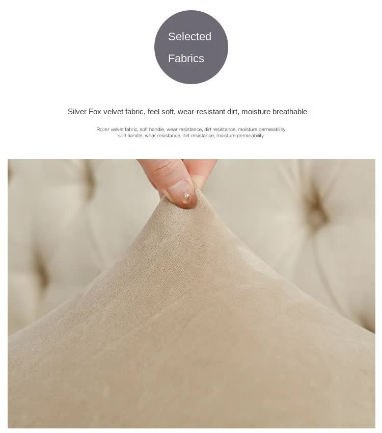 2 Pcs Light Grey Elegant Polyester Sofa Cover - Full Protection Against Cat Scratches & Wear