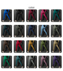 Size M Bright Blue Seamless High-Waisted Yoga Pants for Women - Lift Workout Leggings for Running, Gym, and Fitness