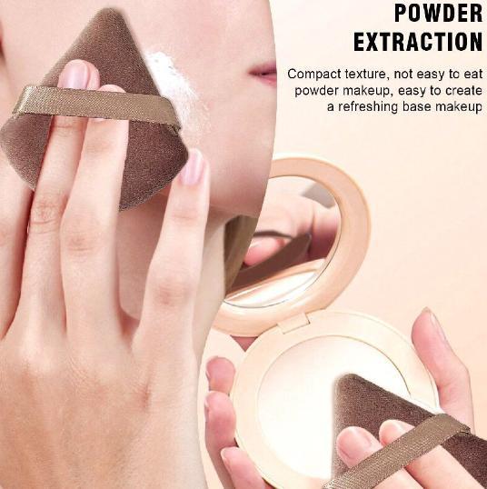 3 Pcs Purple 20PC Makeup Sponge Set - Flannel Headband, Crystal Velvet Puffs, Non-Latex Beauty Blenders for Flawless Application