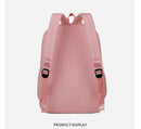 Purple Large Capacity Travel Backpack for Girls - Waterproof School Bag with Detachable Pencil Case
