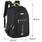 Black And Green Large Capacity Business Backpack for Men and Women - Waterproof Laptop School Bag with Breathable Design