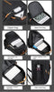 Black And Green Large Capacity Business Backpack for Men and Women - Waterproof Laptop School Bag with Breathable Design
