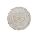 8 Pcs Begie Woven Round Placemat - Non-Slip, Heat-Resistant Dining Table Mat,  30cm