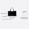 Coffee Large Capacity Tote Bag - Minimalist PU Leather Handbag for Daily Commute