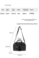 Khaki Casual Nylon Tote Bag - Lightweight Korean-Style Crossbody Bag, Large Capacity