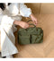 Khaki Casual Nylon Tote Bag - Lightweight Korean-Style Crossbody Bag, Large Capacity