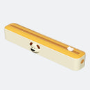 2 Pcs Beige And Yellow Bidirectional Cling Film Cutter - Reusable Wrap Dispenser for Cling Film, Foil, and Parchment, 36x7x5cm (Cling Film Not Included)