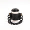 2 Pcs Black Detachable Chain Coffee Cup Sleeve - PU Leather Insulated Cup Holder with Handle, 16cm Top, 70g(Cup not included, only cup sleeve and chain)