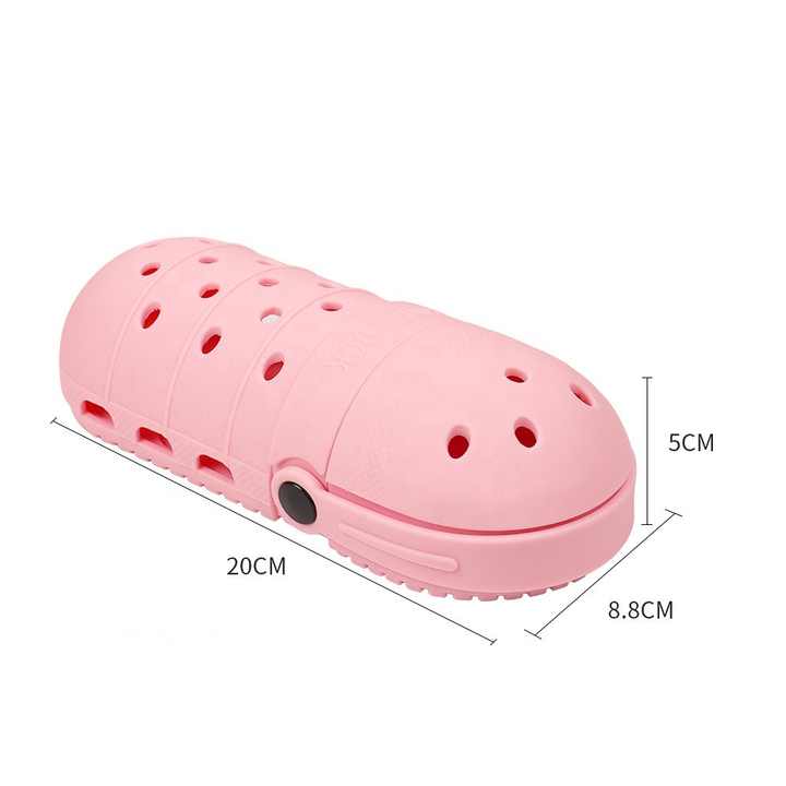 2 Pcs Purple Portable Makeup Brush Holder - Silicone Cosmetic Organizer with 21 Slots, Washable, 20x8x5cm, 170g(makeup brush not included)