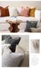 Beige Chenille Crosshatch Textured Pillow Covers Set of 2 - Modern Minimalist Sofa Bed Cushion Covers 45x45cm & 30x50cm(without pillow core)