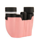 White 10x22 Compact Binoculars for Adults - High Definition Lightweight Telescope for Hiking, Travel, and Concerts