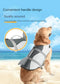 Size XS Grey Pet Life Jacket for Dogs - Summer Swimming Safety Vest with Shark Fin for Small to Large Breeds