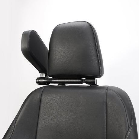 Black Car Side Headrest Pillow for Travel - Adjustable Neck Support Cushion for Rear Seat Comfort and Safety