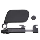 Black Car Side Headrest Pillow for Travel - Adjustable Neck Support Cushion for Rear Seat Comfort and Safety