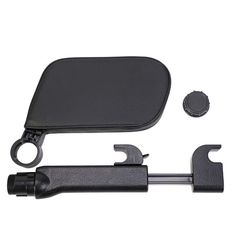 Black Car Side Headrest Pillow for Travel - Adjustable Neck Support Cushion for Rear Seat Comfort and Safety