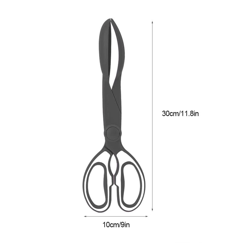 2 Pcs Blue Pet Poop Scooper with Long Handle - Durable Plastic Waste Picker for Dogs and Cats