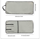 4 Pcs Light Grey Waterproof Pet Car Seat Cover - Scratch-Resistant Oxford Cloth  for Dogs and Cats (106 x 49 cm)