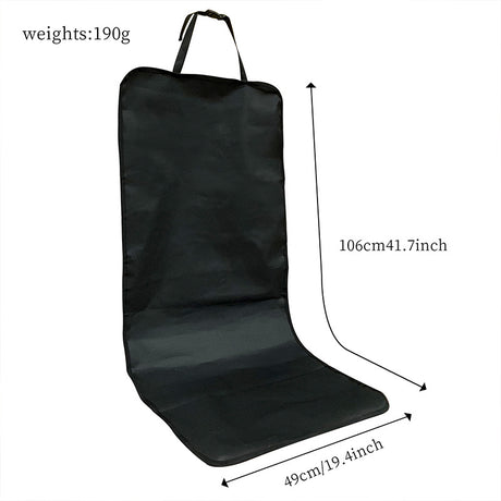 4 Pcs Red Waterproof Pet Car Seat Cover - Scratch-Resistant Oxford Cloth  for Dogs and Cats (106 x 49 cm)