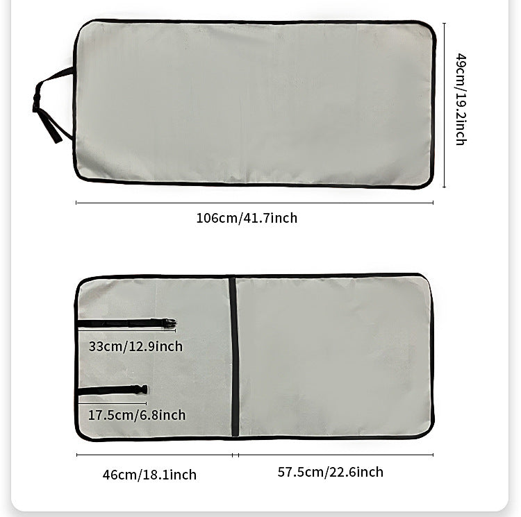 4 Pcs Red Waterproof Pet Car Seat Cover - Scratch-Resistant Oxford Cloth  for Dogs and Cats (106 x 49 cm)