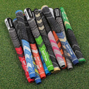 2 Pcs Grey Standard MCC PLUS4 Golf Grip - Standard Rubber and Cotton Thread Hybrid, 265 mm, 52g, Core 60