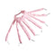 Pink Heatless Octopus Hair Curlers 2-Pack - 50cm Soft Fabric Curling Rods for Effortless, Damage-Free Curls