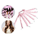 Blue Heatless Octopus Hair Curlers 2-Pack - 50cm Soft Fabric Curling Rods for Effortless, Damage-Free Curls