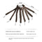 Blue Heatless Octopus Hair Curlers 2-Pack - 50cm Soft Fabric Curling Rods for Effortless, Damage-Free Curls