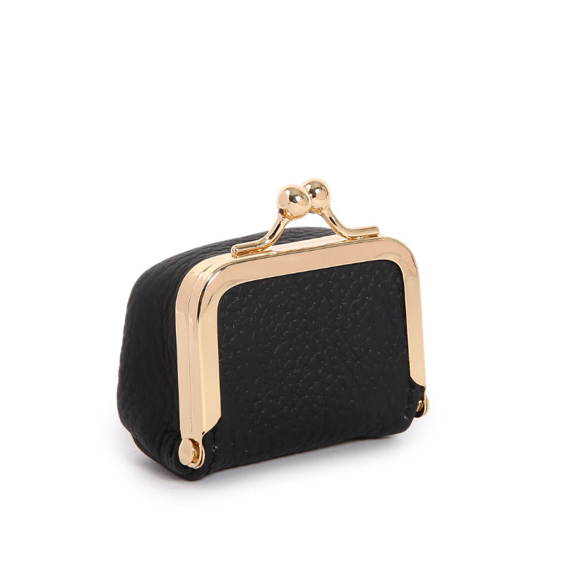 Green Mini Jewelry Pouch - Compact PU Leather Coin Purse for Earrings, Rings, and Necklaces, 6.5x5x3.5cm