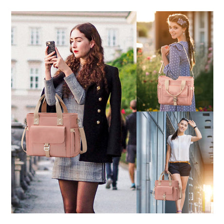 Black Spacious Insulated Lunch Bag - Wide Open Design, Removable Strap, Side Water Bottle Pockets - Perfect for Work, Picnic & Travel
