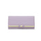Purple Elegant Women's Long Wallet - Clutch Purse with Zip Coin Pocket & Card Slots