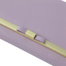 Purple Elegant Women's Long Wallet - Clutch Purse with Zip Coin Pocket & Card Slots