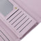 Purple Elegant Women's Long Wallet - Clutch Purse with Zip Coin Pocket & Card Slots