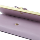 Purple Elegant Women's Long Wallet - Clutch Purse with Zip Coin Pocket & Card Slots