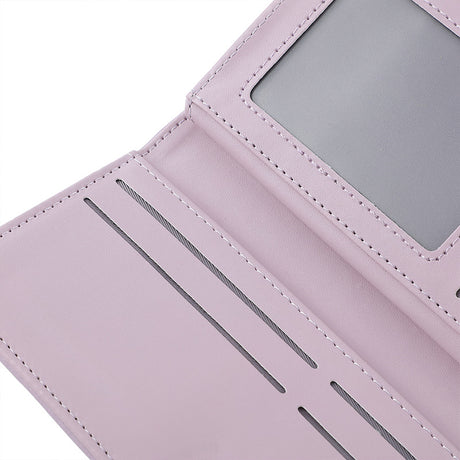 Green Elegant Women's Long Wallet - Clutch Purse with Zip Coin Pocket & Card Slots