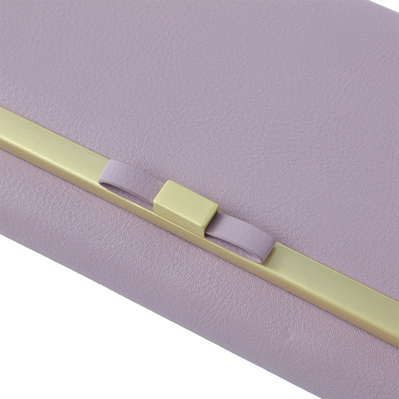 Yellow Elegant Women's Long Wallet - Clutch Purse with Zip Coin Pocket & Card Slots