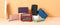 Red Double Zipper Women's Wallet - Large Capacity Clutch Organizer with Wristlet Strap